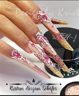Pink&Gold Design by Kristina
